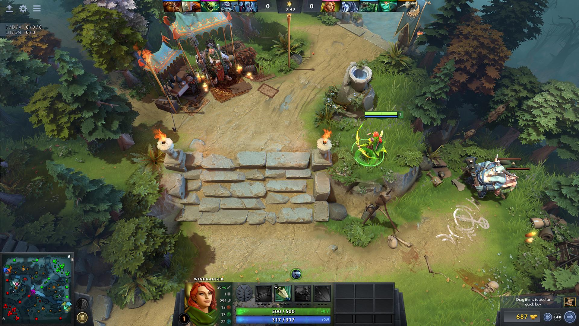 Dota 2 gameplay